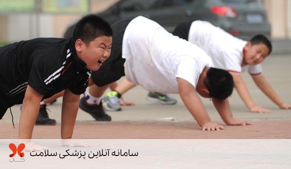 ورزش برای اضافه وزن کودک